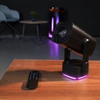 Everest PJ08 Siyah 5200mAh Oto Odaklamalı 120P HD 4K Destekli Android 9.0 Ekran Yansıtmalı 5200 Lüm taşınabil Projeksiyo - 1